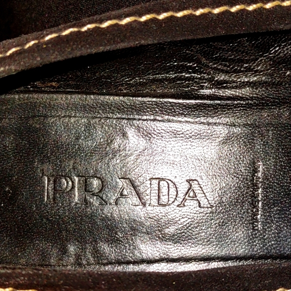 Vintage Prada Suede Flats - Picture 5 of 5